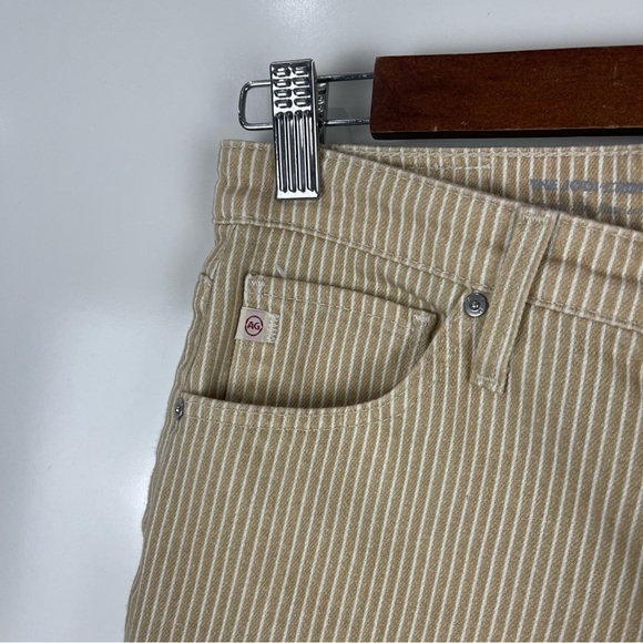AG Jeans The Jodi Crop Jeans High Rise Slim Flare Cropped Striped Size 26R - Picture 5 of 9